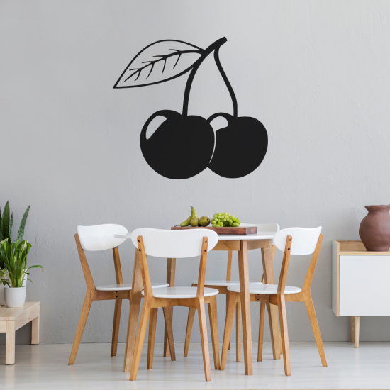 Vinilo Adhesivo Decorativo - Cerezas