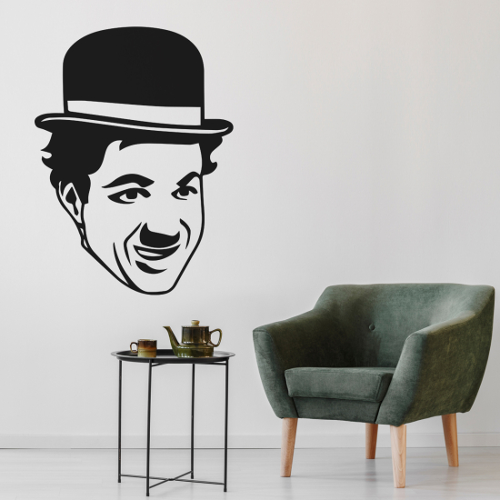Vinilo Adhesivo Decorativo - Charlie Chaplin