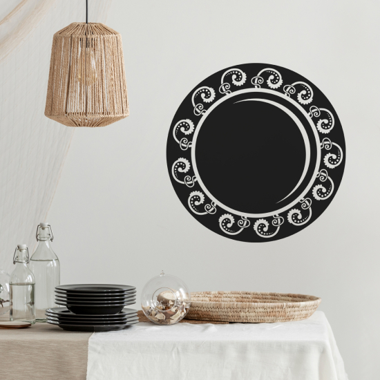Vinilo Adhesivo Decorativo - Círculo Monograma