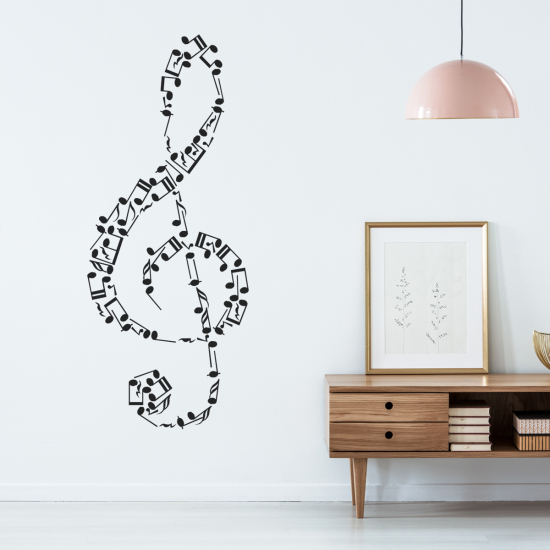 Vinilo Adhesivo Decorativo - Clave de Sol