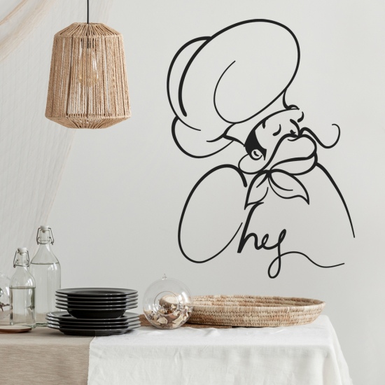 Vinilo Adhesivo Decorativo - Cocina Chef