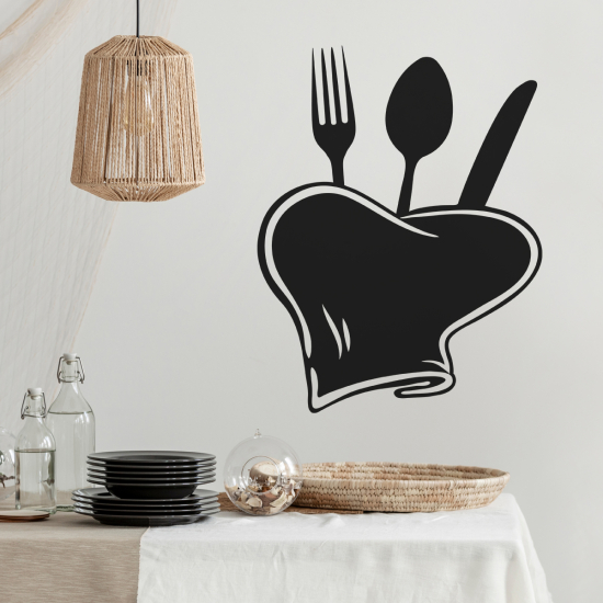 Vinilo Adhesivo Decorativo - Cocina Cubiertos