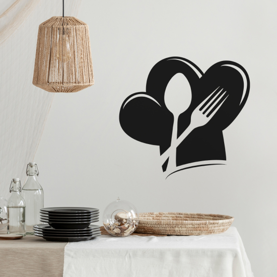 Vinilo Adhesivo Decorativo - Cocina Cubiertos