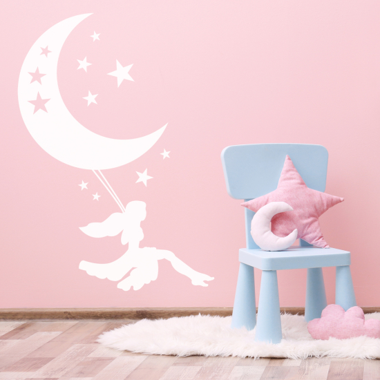 Vinilo Adhesivo Decorativo - Columpio Luna