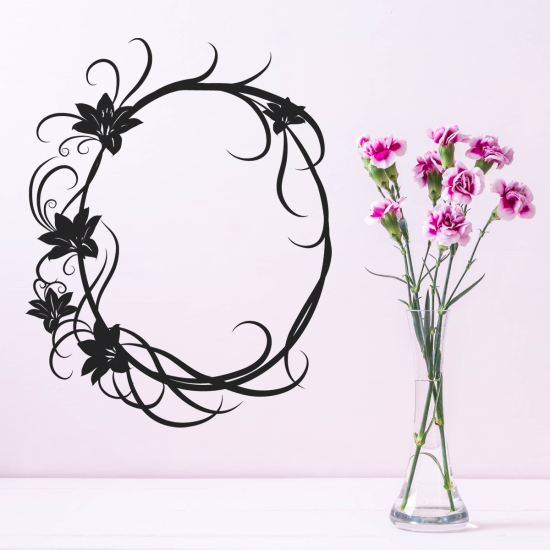 Vinilo Adhesivo Decorativo - Composición floral