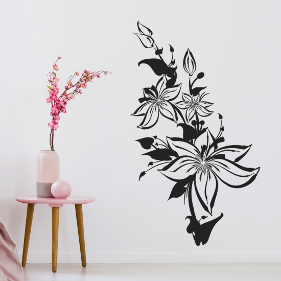 Vinilo Adhesivo Decorativo - Composición floral
