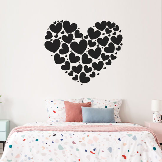 Vinilo Adhesivo Decorativo - Corazones