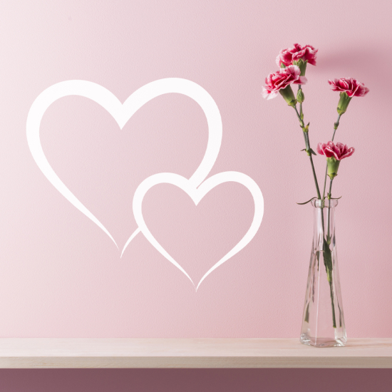 Vinilo Adhesivo Decorativo - Corazones