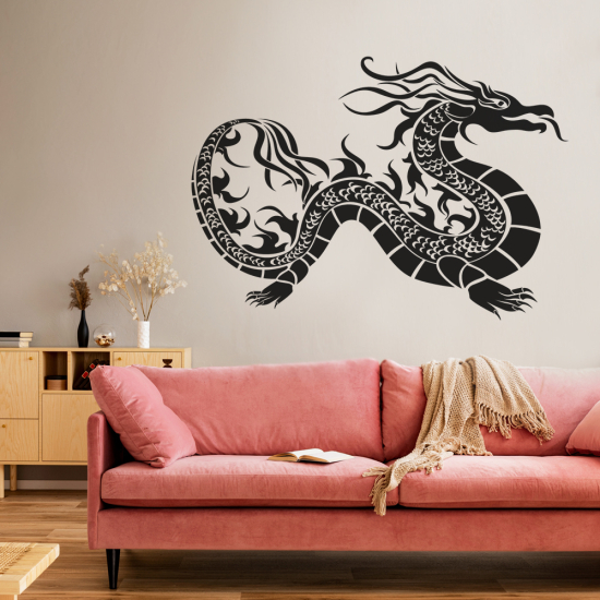 Vinilo Adhesivo Decorativo - Dragón