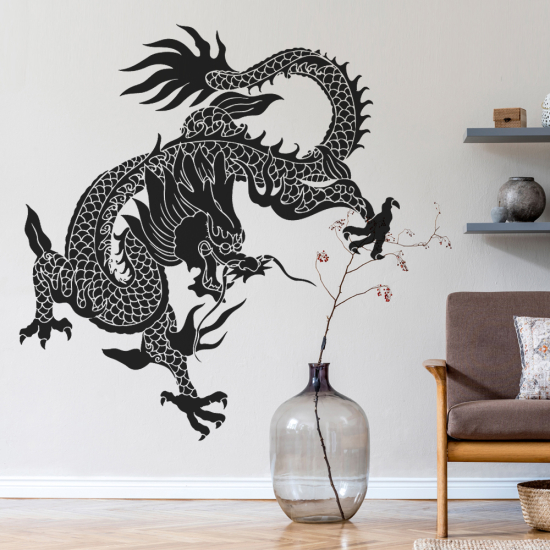 Vinilo Adhesivo Decorativo - Dragón