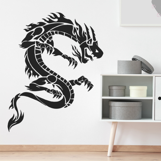 Vinilo Adhesivo Decorativo - Dragón