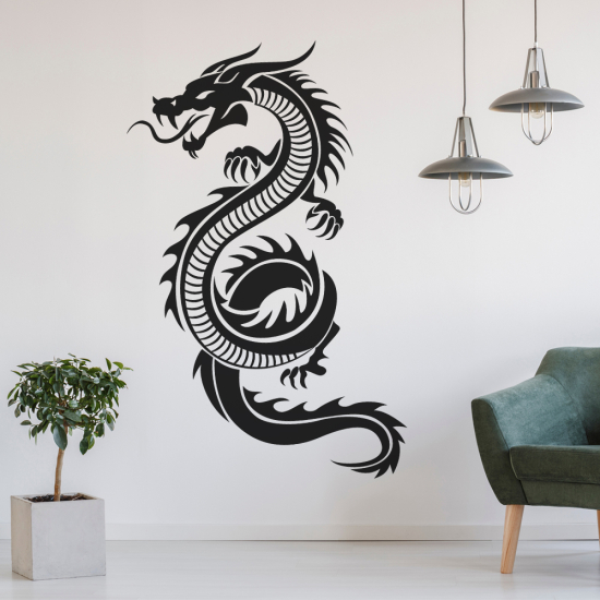 Vinilo Adhesivo Decorativo - Dragón