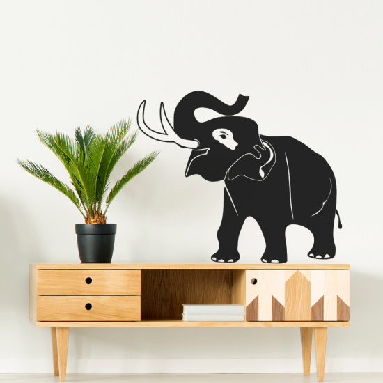 Vinilo Adhesivo Decorativo - Elefante