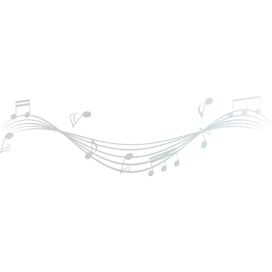 Vinilo Adhesivo Decorativo esmerilado - Alcance musical