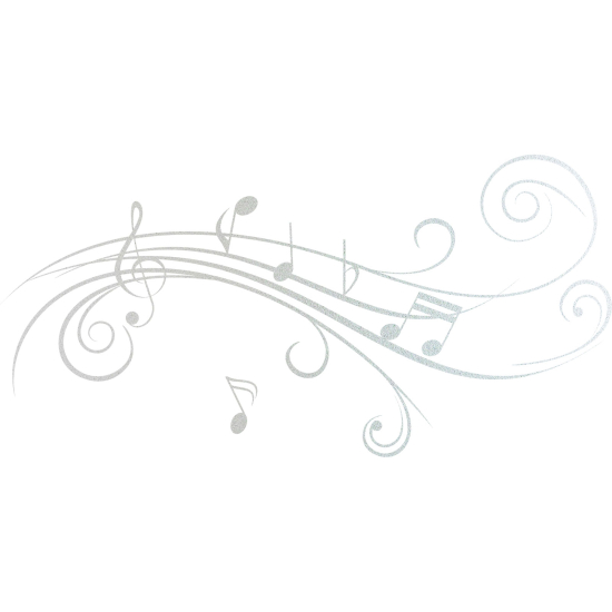 Vinilo Adhesivo Decorativo esmerilado - Alcance musical