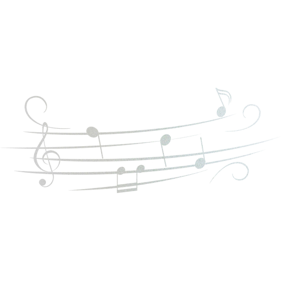 Vinilo Adhesivo Decorativo esmerilado - Alcance musical