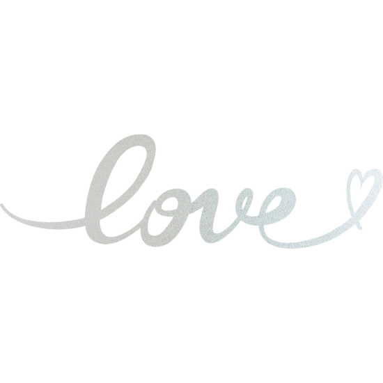 Vinilo Adhesivo Decorativo esmerilado - Amor