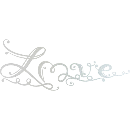 Vinilo Adhesivo Decorativo esmerilado - Amor