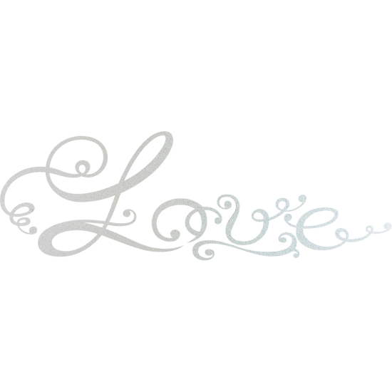 Vinilo Adhesivo Decorativo esmerilado - Amor