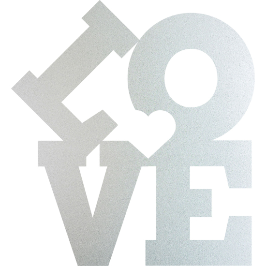 Vinilo Adhesivo Decorativo esmerilado - Amor
