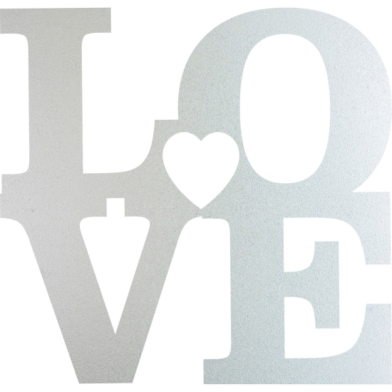 Vinilo Adhesivo Decorativo esmerilado - Amor