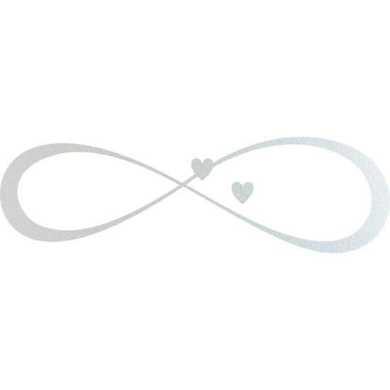 Vinilo Adhesivo Decorativo esmerilado - Amor infinito