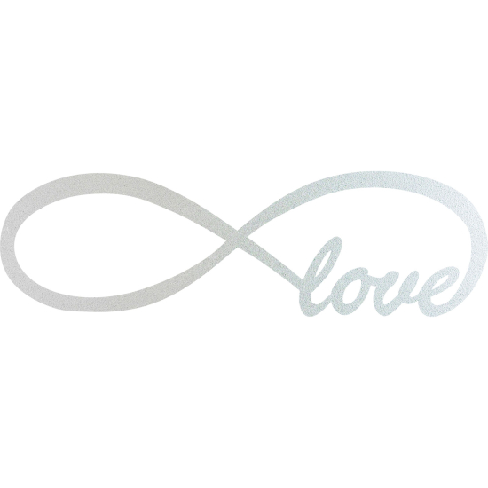 Vinilo Adhesivo Decorativo esmerilado - Amor infinito