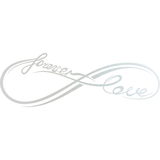 Vinilo Adhesivo Decorativo esmerilado - Amor para siempre