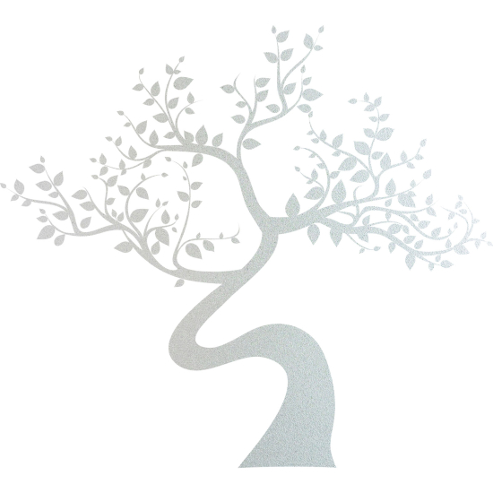 Vinilo Adhesivo Decorativo esmerilado - Árbol