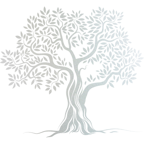 Vinilo Adhesivo Decorativo esmerilado - Árbol