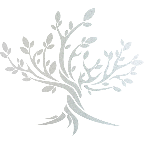 Vinilo Adhesivo Decorativo esmerilado - Árbol
