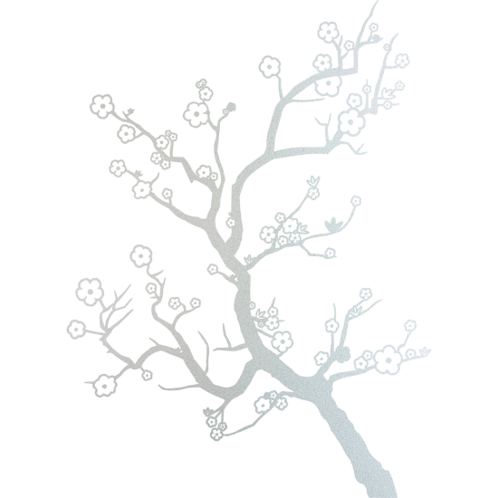 Vinilo Adhesivo Decorativo esmerilado - Árbol