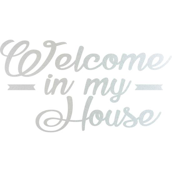 Vinilo Adhesivo Decorativo esmerilado - Bienvenido
