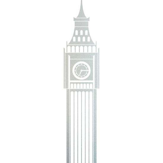 Vinilo Adhesivo Decorativo esmerilado - Big Ben