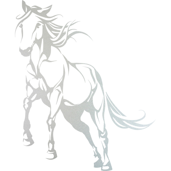 Vinilo Adhesivo Decorativo esmerilado - Caballo