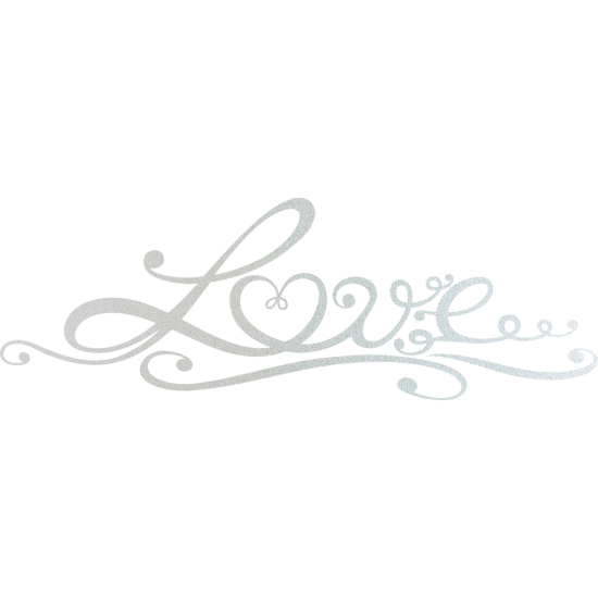 Vinilo Adhesivo Decorativo esmerilado - Cabecero Love