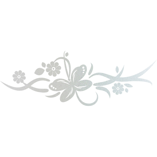 Vinilo Adhesivo Decorativo esmerilado - Cabecero Mariposa