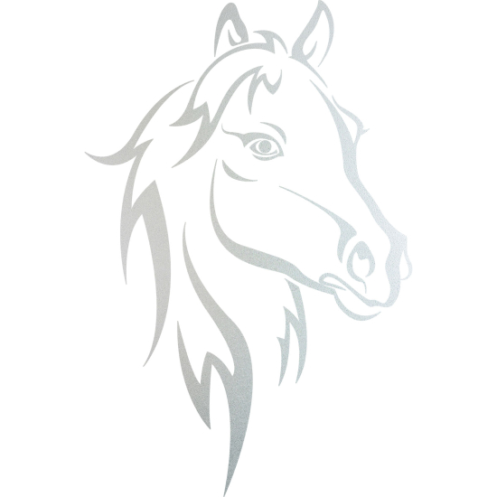 Vinilo Adhesivo Decorativo esmerilado - Cabeza de caballo