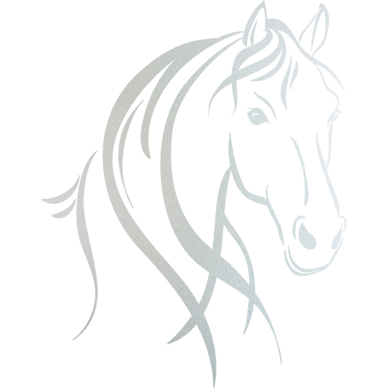 Vinilo Adhesivo Decorativo esmerilado - Cabeza de caballo