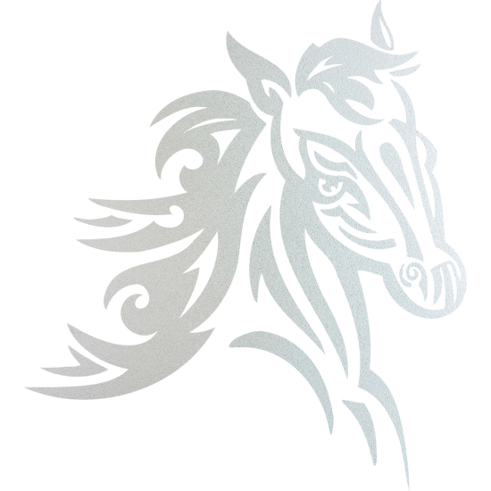 Vinilo Adhesivo Decorativo esmerilado - Cabeza de caballo