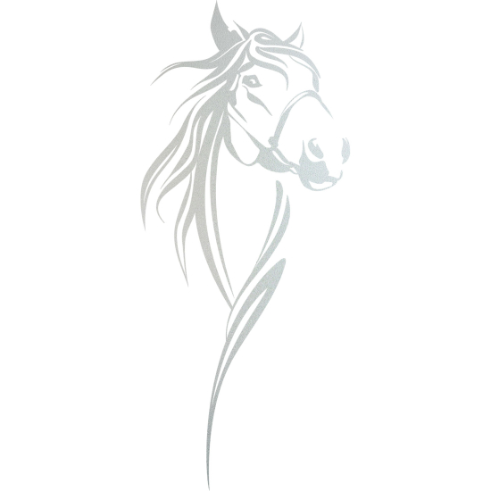 Vinilo Adhesivo Decorativo esmerilado - Cabeza de caballo