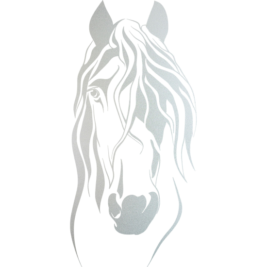 Vinilo Adhesivo Decorativo esmerilado - Cabeza de caballo