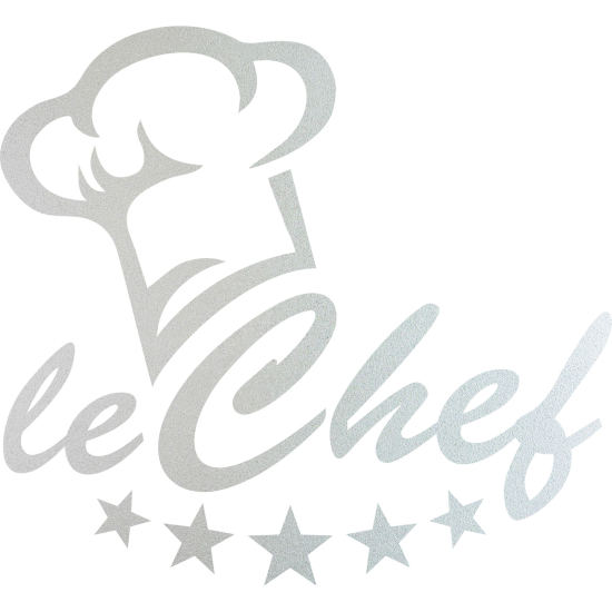 Vinilo Adhesivo Decorativo esmerilado - Chef de Cocina