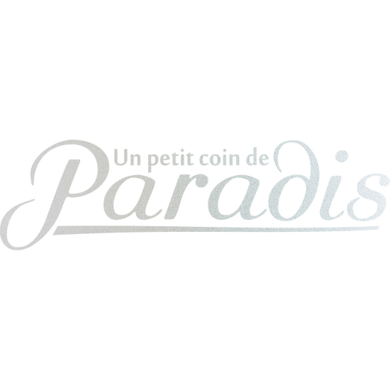 Vinilo Adhesivo Decorativo esmerilado - Cita Un pequeño rincón del Paraíso