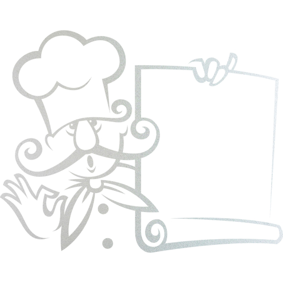 Vinilo Adhesivo Decorativo esmerilado - Cocina Chef
