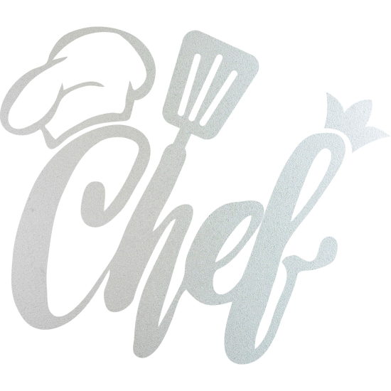 Vinilo Adhesivo Decorativo esmerilado - Cocina Chef