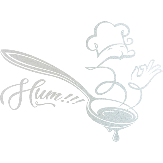 Vinilo Adhesivo Decorativo esmerilado - Cocina ¡Hum!!!