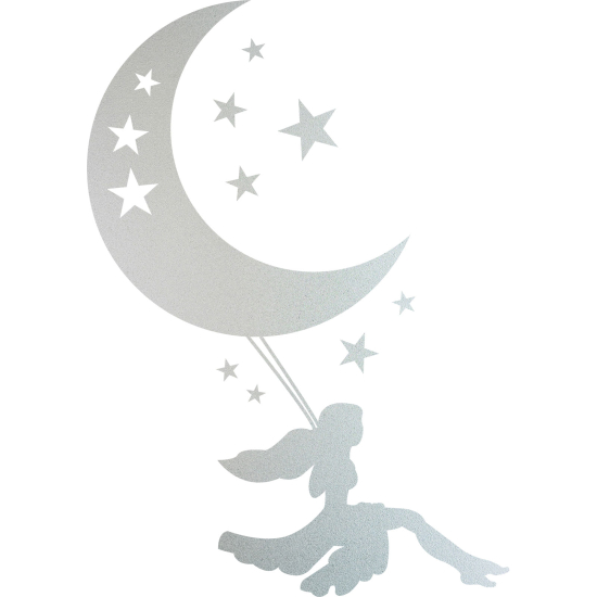 Vinilo Adhesivo Decorativo esmerilado - Columpio Luna
