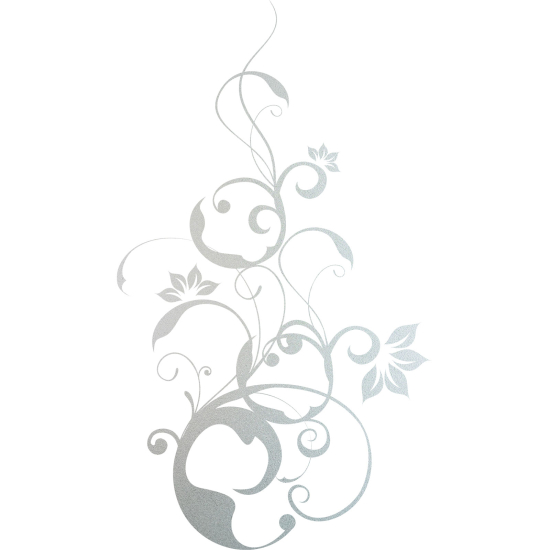 Vinilo Adhesivo Decorativo esmerilado - Composición floral