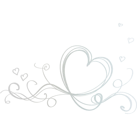 Vinilo Adhesivo Decorativo esmerilado - Corazón
